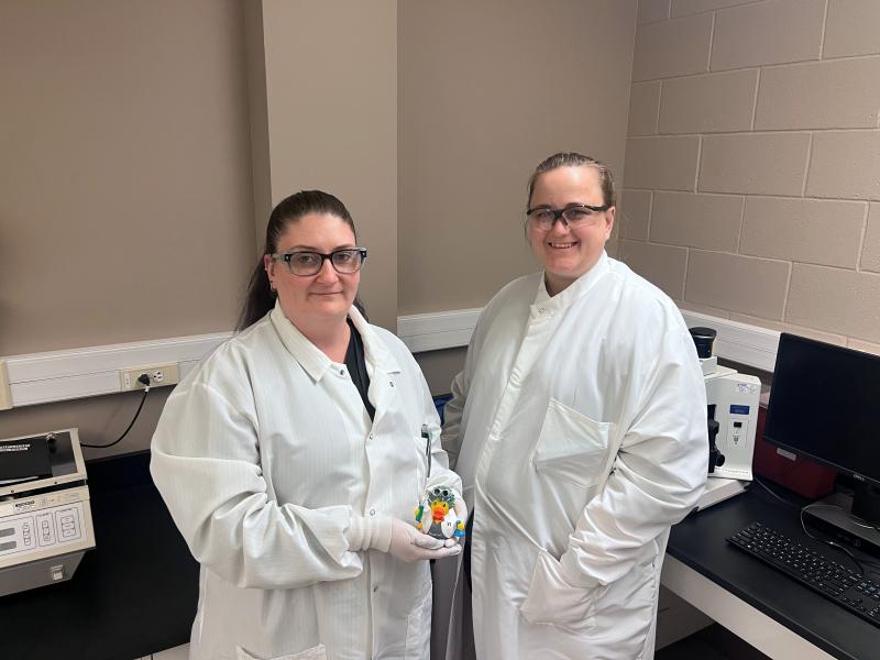 Marguerite Christian (left) and Kacie Caldwell