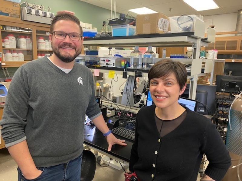 Dr. Nathan Tykocki and Dr. Sara Roccabianca