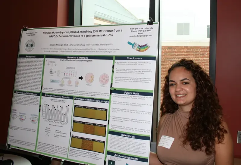 Natasha Borges Marti came to East Lansing from Puerto Rico this summer to take part in the BRUSH program and it has been everything she hoped it would be.